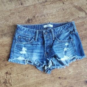 Hollister distressed Jean shorts